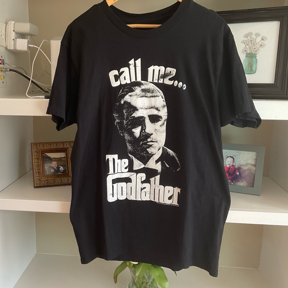 Men’s Call Me…The Godfather Tee Sz XL